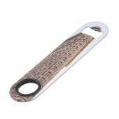 Flatiron-Gebäude Speed Flaschenöffner (Rückseite Schrägansicht)