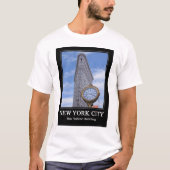 Flatiron Gebäude und Uhr 1C T-Shirt (Vorderseite)