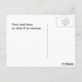 Flatiron Gebäude und Uhr in Schwarz und Weiß 2 Postkarte (Rückseite)