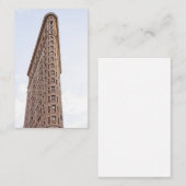 Flatiron-Gebäude Visitenkarte (Vorne/Hinten)