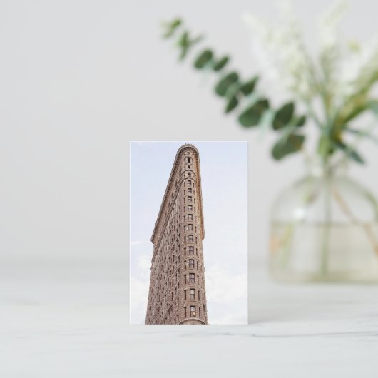 Flatiron-Gebäude Visitenkarte (Stehend Vorderseite)