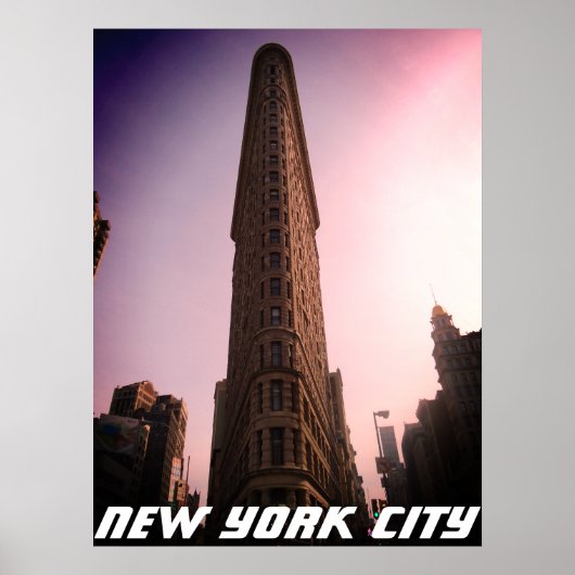 Flatiron New York, NY - Beaux arts Manhattan Poster (Vorne)