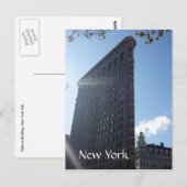 Flatiron Postkarte (Vorne/Hinten)