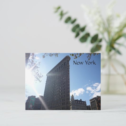 Flatiron Postkarte (Stehend Vorderseite)