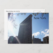 Flatiron Postkarte (Vorne/Hinten)