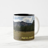 Flatironen, Boulder, Colorado - Zweifarbige Tasse (VorderseiteRechts)