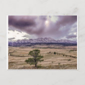 Flatirons bei Sonnenuntergang Postkarte (Vorderseite)