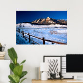 Flatirons Boulder Colorado Poster (Heimbüro)