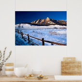 Flatirons Boulder Colorado Poster (Küche)