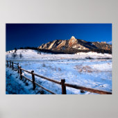 Flatirons Boulder Colorado Poster (Vorne)