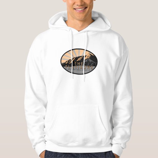 Flatirons, Chautauqua Park, Boulder CO Hoodie (Vorderseite)