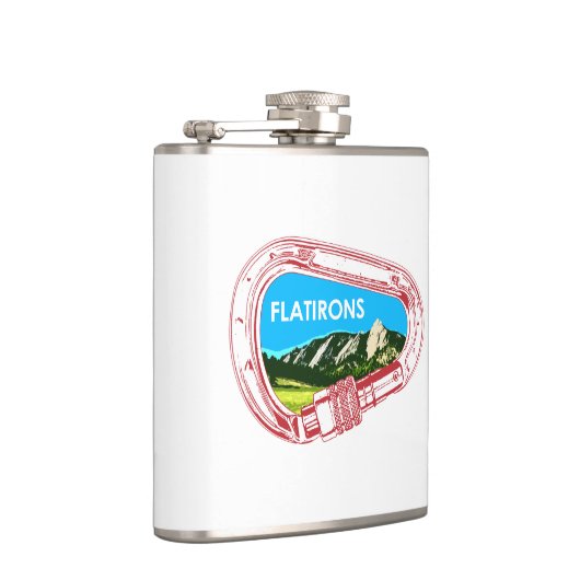 Flatirons Climbing Carabiner Flachmann (Rechts)