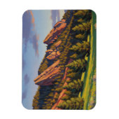 Flatirons Colorado Reise Magnet (Vertikal)