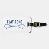 Flatirons Colorado Rock Klettern Quickziehen Gepäckanhänger (Vorderseite horizontal)