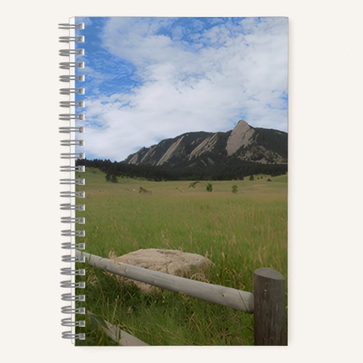 Flatirons Meadows Hardcover Notizblock (Vorderseite)