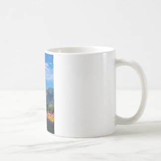 Flatirons und Blumen, Boulder Colorado Kaffeetasse