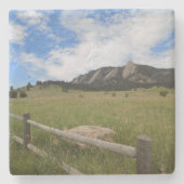Flatirons-Wiese Steinuntersetzer (Vorderseite)