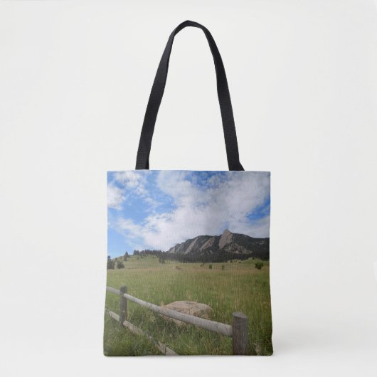 Flatirons-Wiese  Tasche (Vorderseite)