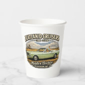 Flatland Cruisers Car Club–Eugene's Pizza Pappbecher (Rückseite)