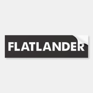 Flatlander Autoaufkleber