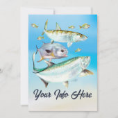 Flats Fishing Einladung (Vorderseite)