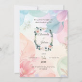 Flats invitation card save the date (Vorderseite)