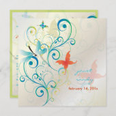 Flattern durch... Drachenfliege+Schmetterlinge+Wir Einladung (Vorne/Hinten)