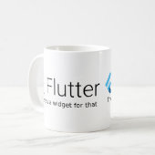 Flattern: Es gibt einen Widget für den Kaffeetasse (Vorderseite Links)