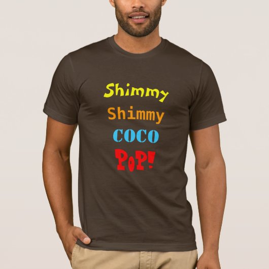 Flattern, Flattern, Coco, Pop! T-Shirt (Vorderseite)