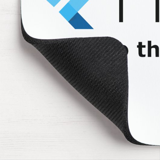 Flattern: Gekommen zum Pfeil-Seiten-Weiß Mousepad (Ecke)