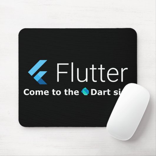 Flattern: "Gekommen zur Pfeil-Seite" Mousepad (Mit Mouse)