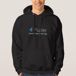 Flattern: Gekommen zur Pfeilseite (dunkler Hoodie) Hoodie