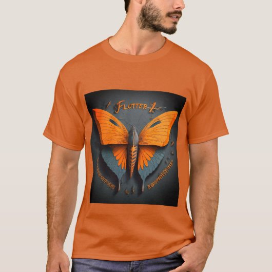 Flattern in die Gemeinschaft T-Shirt (Vorderseite)