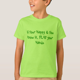 Flattern Sie Ihre Hände - Autismus-Diversity T-Shirt