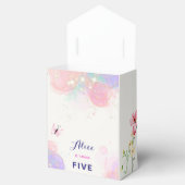 Flattern und wirbeln Fairy Garden Aquarell Geburts Geschenkschachtel (Geöffnet)