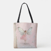 Flattern und wirbelnde Blumenfee Mädchen Tasche (Rückseite)