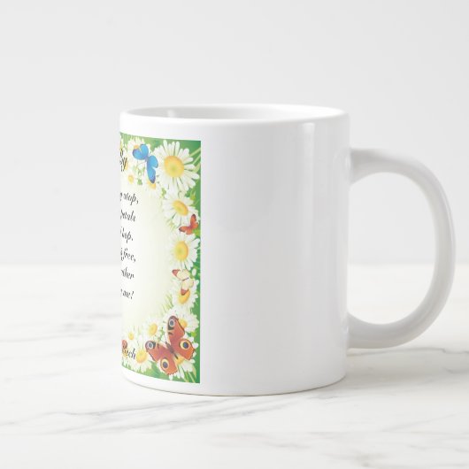 Flattern vorbei Jumbo-Tasse (Rechts)