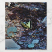 Flattern vorbei weinetikett (Einzelnes Label)