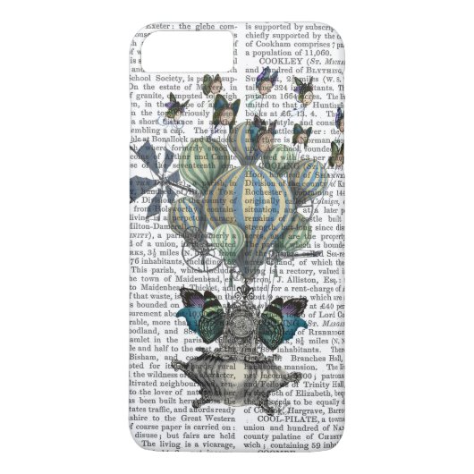 Flattern-Zeit Case-Mate iPhone Hülle (Rückseite)