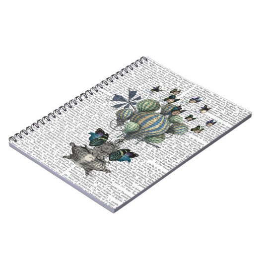 Flattern-Zeit Notizblock (Linke Seite)