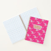 Flatternde Flamingos Notizblock (Innenseite)