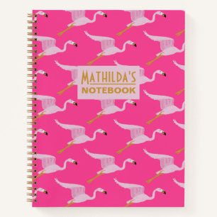Flatternde Flamingos Notizblock