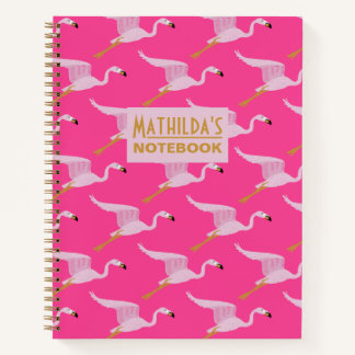 Flatternde Flamingos Notizblock