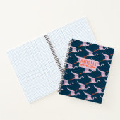 Flatternde Flamingos Notizblock (Innenseite)