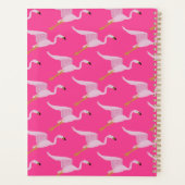 Flatternde Flamingos Planer (Rückseite)