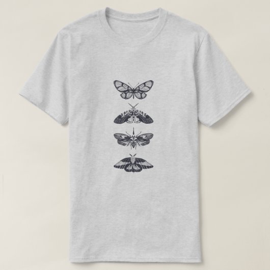 Flatternde Insekten T-Shirt (Design vorne)