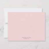 Flatternde Schmetterlinge Flat Dankeschön Karten (Rückseite)