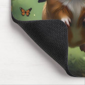"Flatterpaws: Die Guinea, in der das Schwein flieg Mousepad (Ecke)