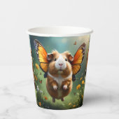 "Flatterpaws: Die Guinea, in der das Schwein flieg Pappbecher (Rückseite)