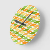 Flattly Diamonds Runde Wanduhr (Winkel)